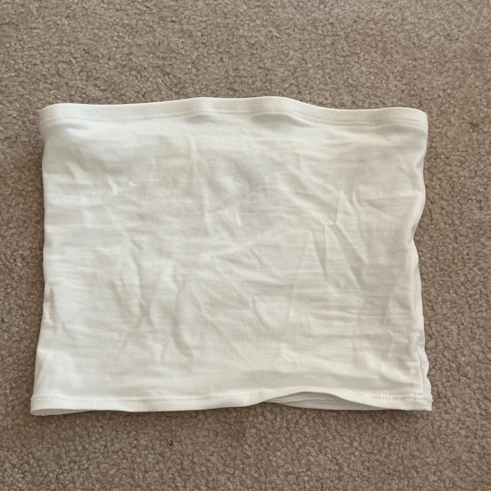 H&M white tube top size xxs